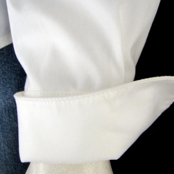 Coldwater Creek Stretch Cotton Shaped Shirt 36" - Picture 4 of 7